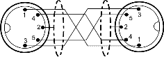 5 pin din connection diagram